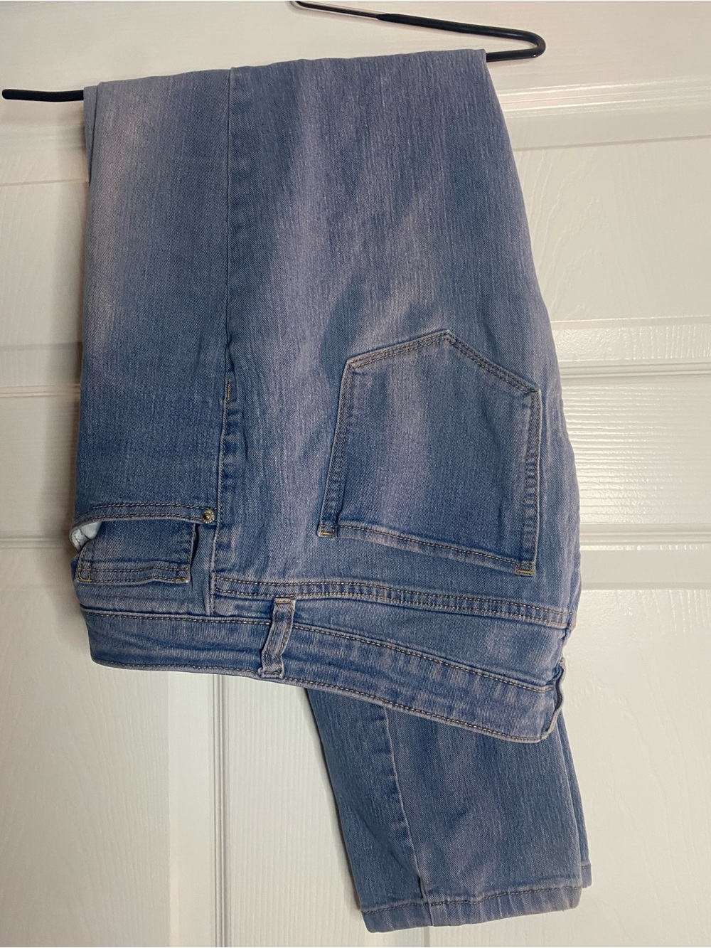 New York & Company Light Blue Straight Leg Jeans